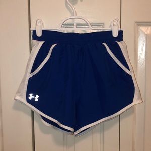 UNDER ARMOUR Royal blue shorts with pockets!